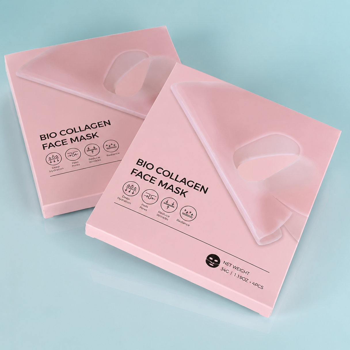 Hydrogel Collagen Face Masks